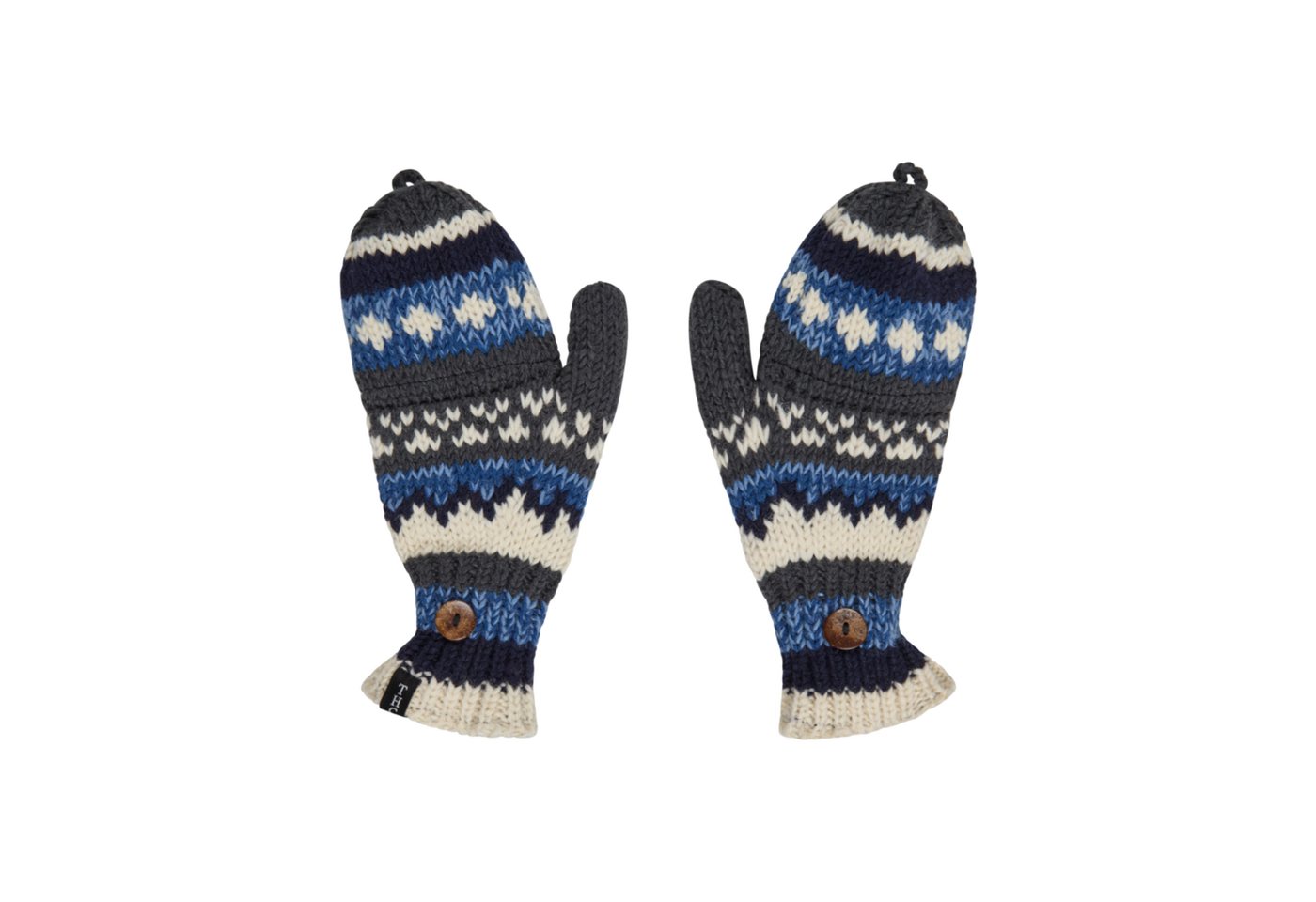 THC Natural Line Strickhandschuhe THC Klapphandschuhe 816 (1 Paar, 1-St., 1 Paar) abklappbare Fingerspitzen von THC Natural Line