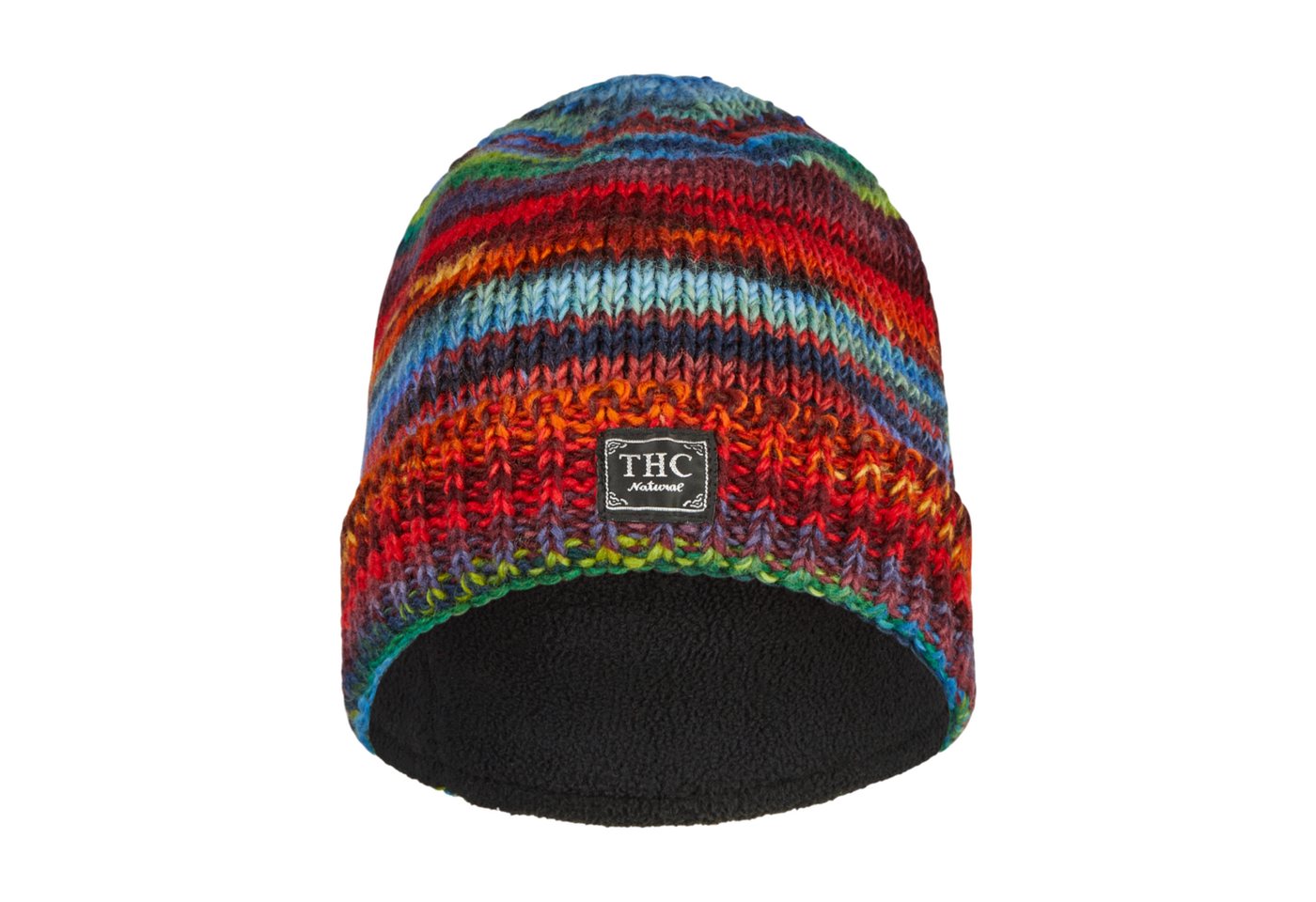 THC Natural Line Strickmütze THC Schafwoll Rollcap 727 (1 Stück, 1-St., 1 Stück) Innenfutter Fleece von THC Natural Line