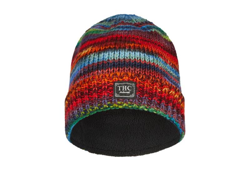 THC Natural Line Strickmütze THC Schafwoll Rollcap 727 (1 Stück, 1-St., 1 Stück) Innenfutter Fleece von THC Natural Line