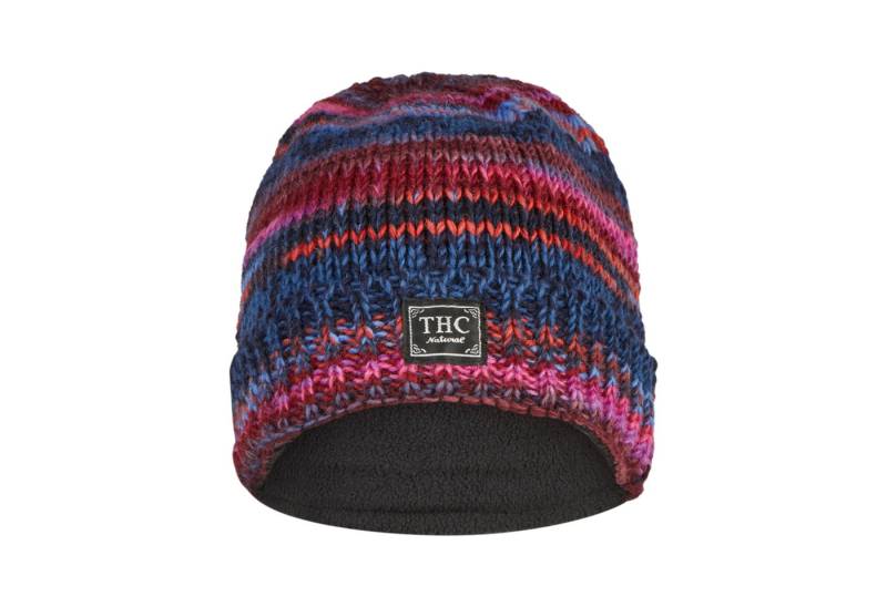 THC Natural Line Strickmütze THC Schafwoll Rollcap 805 (1 Stück, 1-St., 1 Stück) Innenfutter Fleece von THC Natural Line