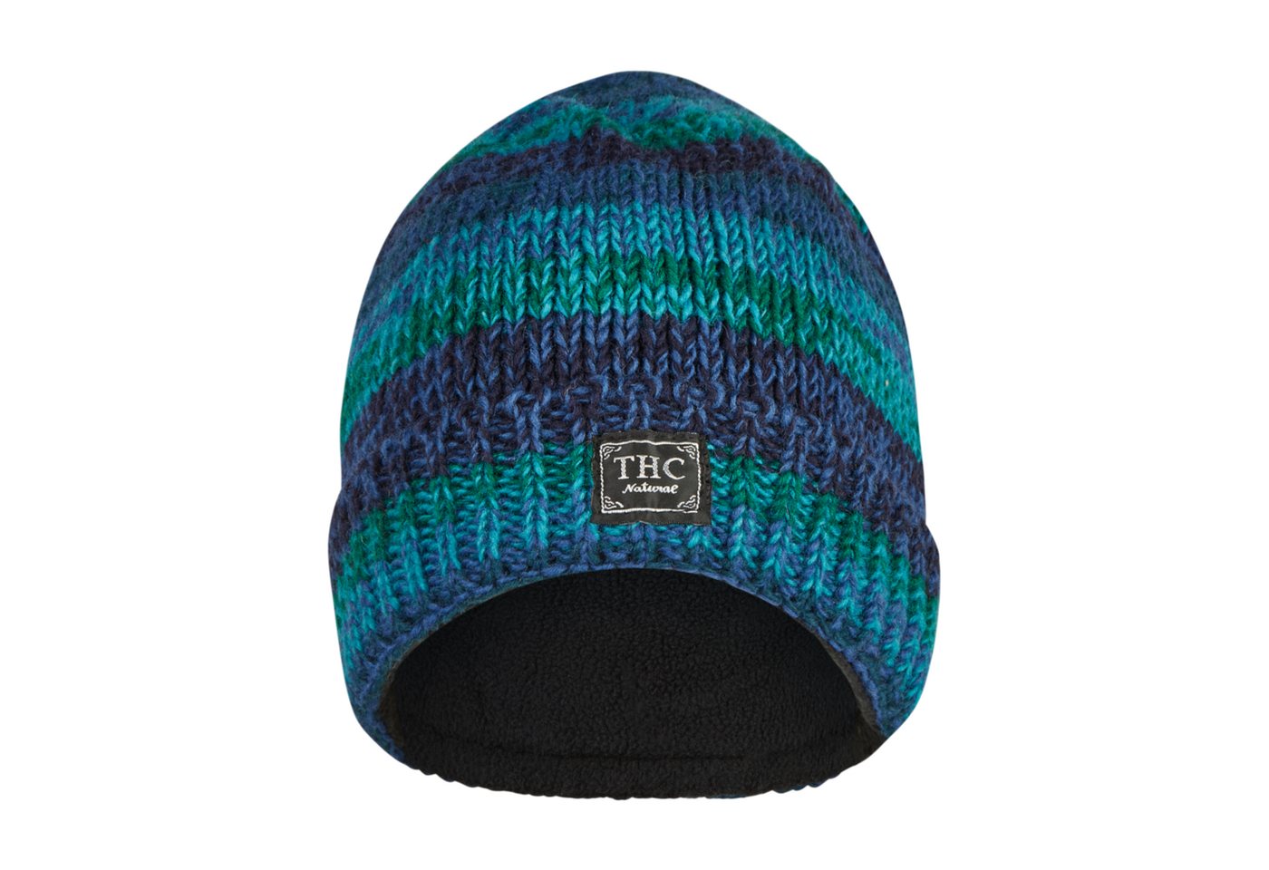 THC Natural Line Strickmütze THC Schafwoll Rollcap 806 (1 Stück, 1-St., 1 Stück) Innenfutter Fleece von THC Natural Line