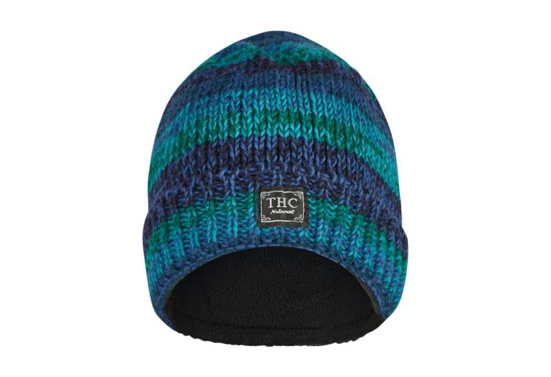 THC Natural Line Strickmütze THC Schafwoll Rollcap 806 (1 Stück, 1-St., 1 Stück) Innenfutter Fleece von THC Natural Line