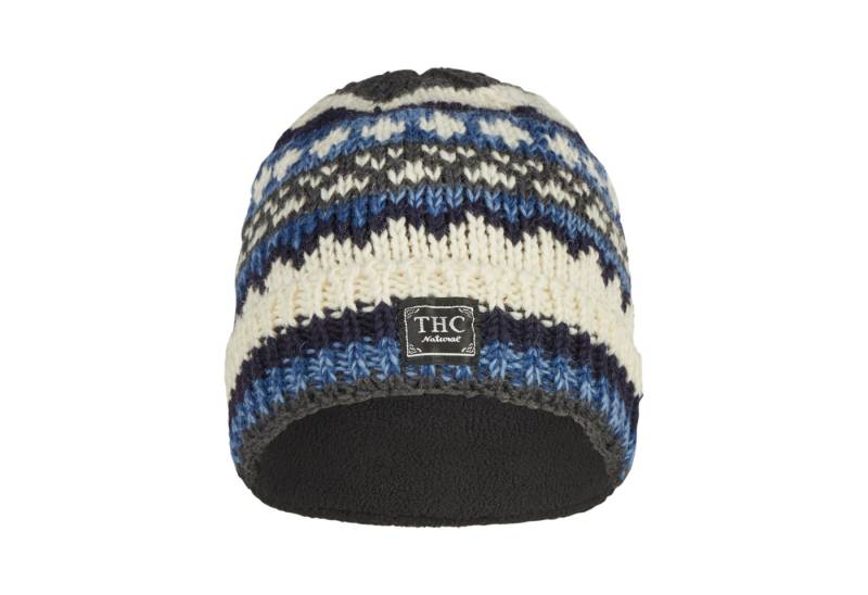 THC Natural Line Strickmütze THC Schafwoll Rollcap 816 (1 Stück, 1-St., 1 Stück) Innenfutter Fleece von THC Natural Line