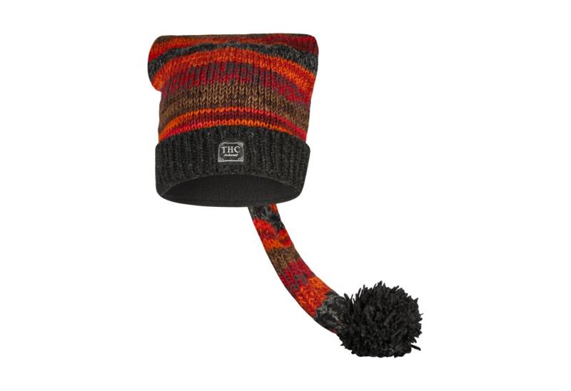 THC Natural Line Strickmütze THC Schafwoll Zipfelmütze 815 (1 Stück, 1-St., 1 Stück) Innenfutter Fleece von THC Natural Line