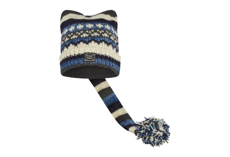 THC Natural Line Strickmütze THC Schafwoll Zipfelmütze 816 (1 Stück, 1-St., 1 Stück) Innenfutter Fleece von THC Natural Line