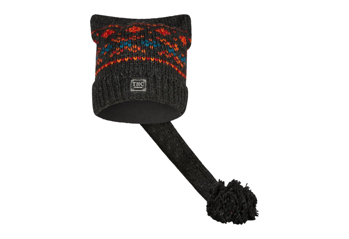 THC Natural Line Strickmütze THC Schafwoll Zipfelmütze 819 (1 Stück, 1-St., 1 Stück) Innenfutter Fleece von THC Natural Line