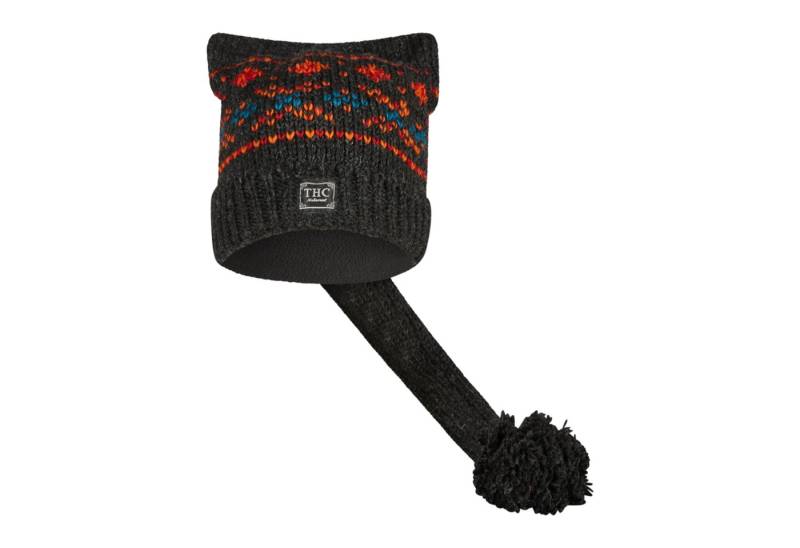 THC Natural Line Strickmütze THC Schafwoll Zipfelmütze 819 (1 Stück, 1-St., 1 Stück) Innenfutter Fleece von THC Natural Line