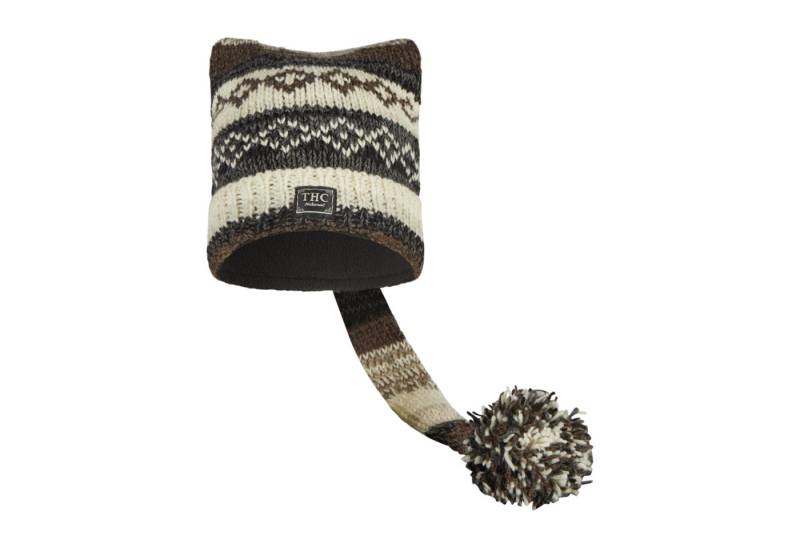 THC Natural Line Strickmütze THC Schafwoll Zipfelmütze 888 (1 Stück, 1-St., 1 Stück) Innenfutter Fleece von THC Natural Line