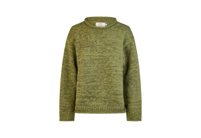 THC Natural Line Strickpullover THC Schafwoll Strickpullover Grün 720 (1 Stück, 1-tlg., 1 Stück) weiche Schurwolle von THC Natural Line