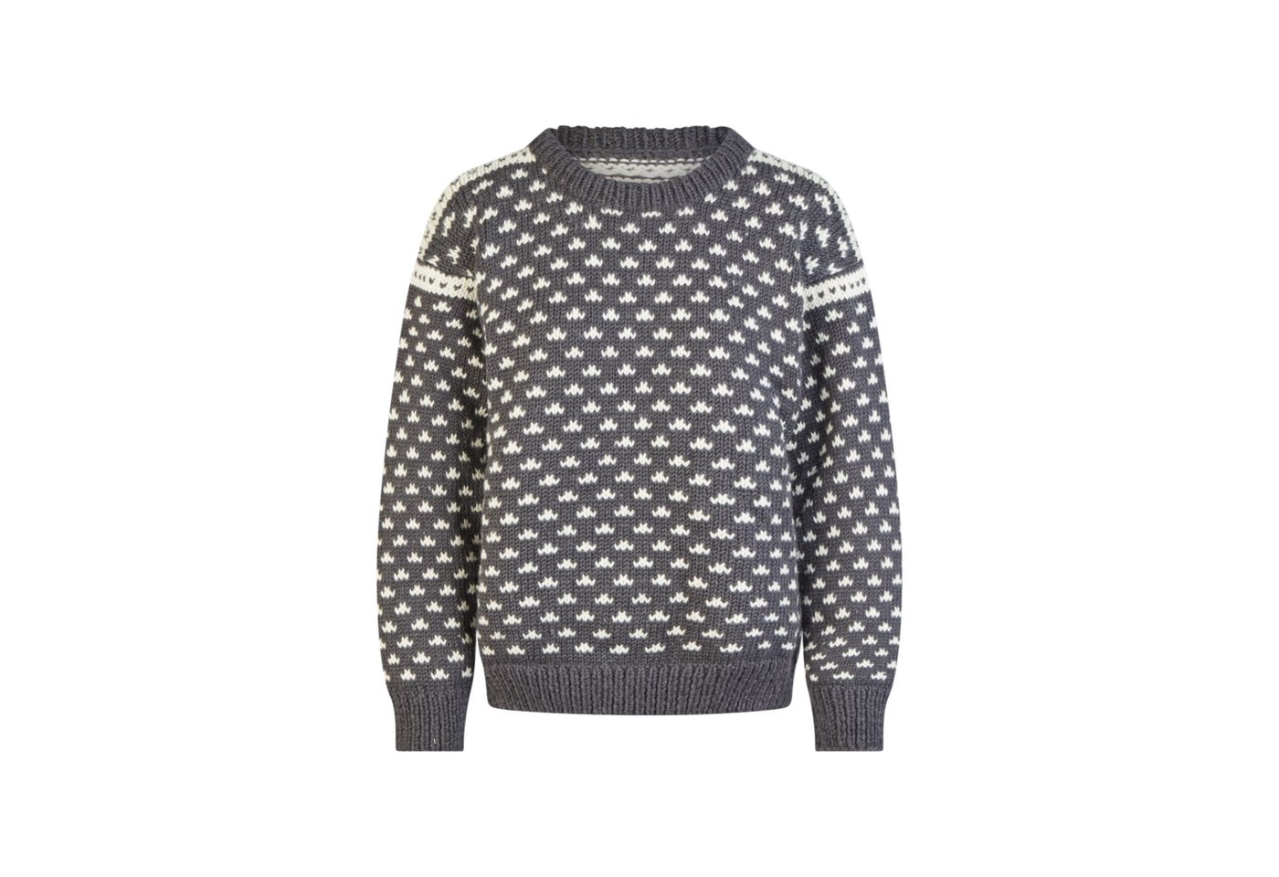 THC Natural Line Strickpullover THC Schafwoll Strickpullover anthrazit 131 (1 Stück, 1-tlg., 1 Stück) weiche Schurwolle von THC Natural Line