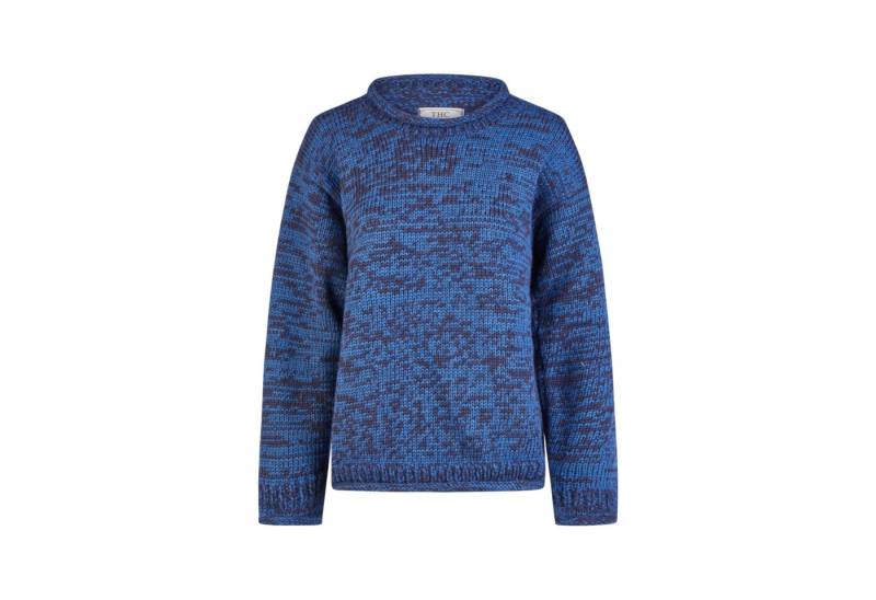 THC Natural Line Strickpullover THC Schafwoll Strickpullover blau 716 (1 Stück, 1-tlg., 1 Stück) weiche Schurwolle von THC Natural Line
