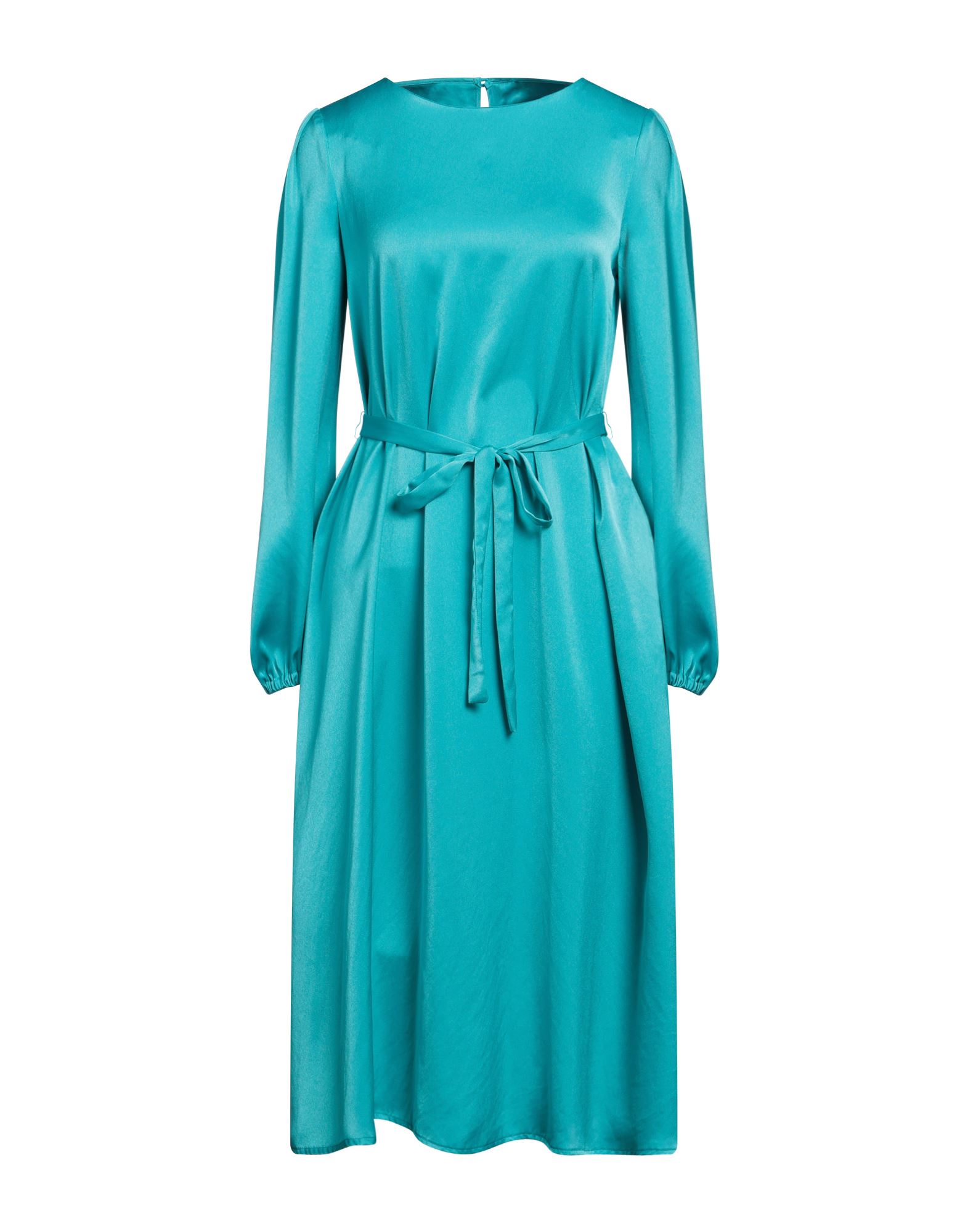 THE ABITO Milano Midi-kleid Damen Tūrkis von THE ABITO Milano