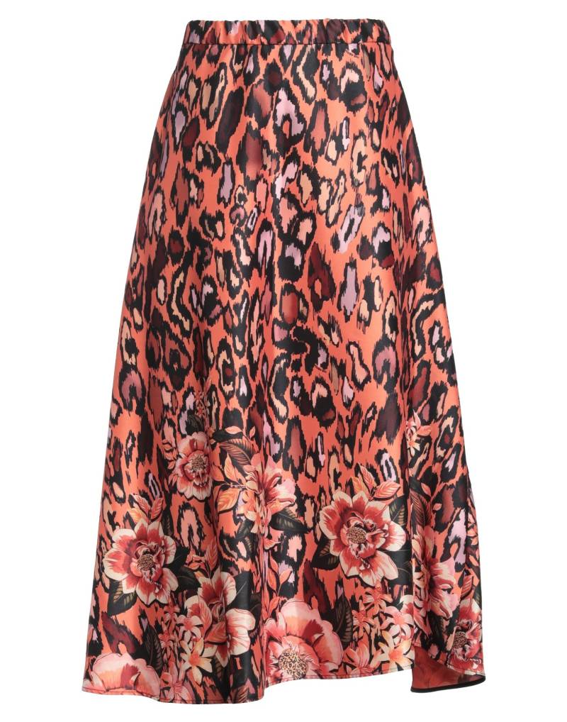 THE ABITO Milano Midi-rock Damen Orange von THE ABITO Milano