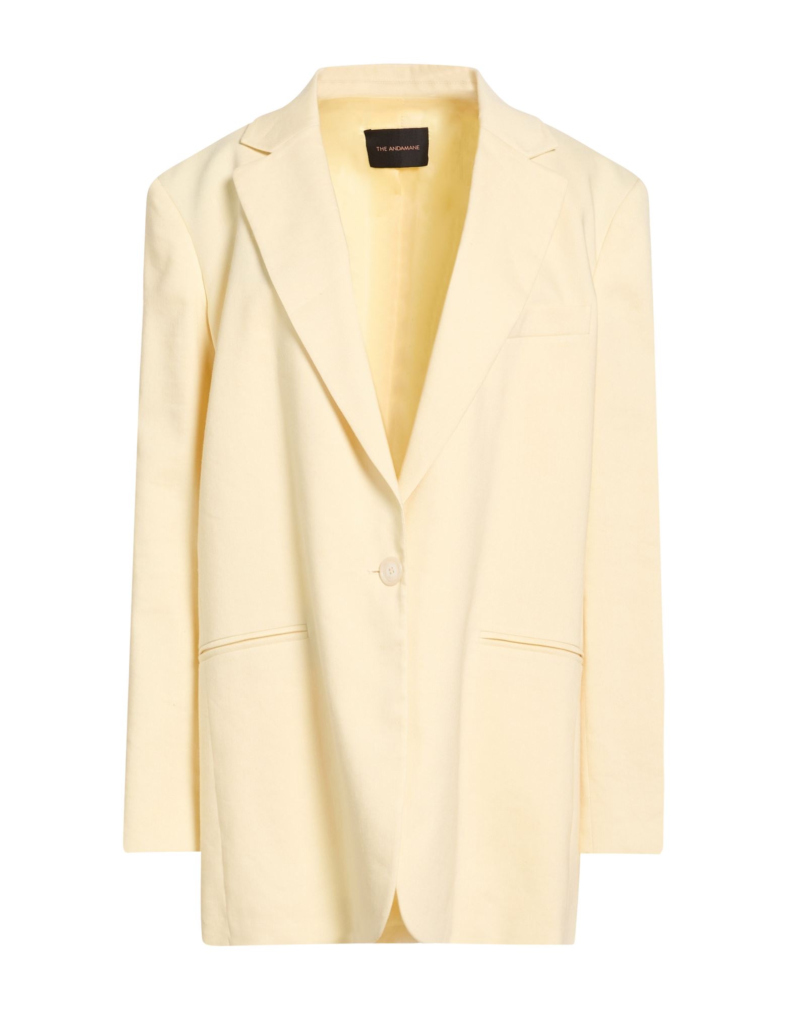 THE ANDAMANE Blazer Damen Pastellgelb von THE ANDAMANE