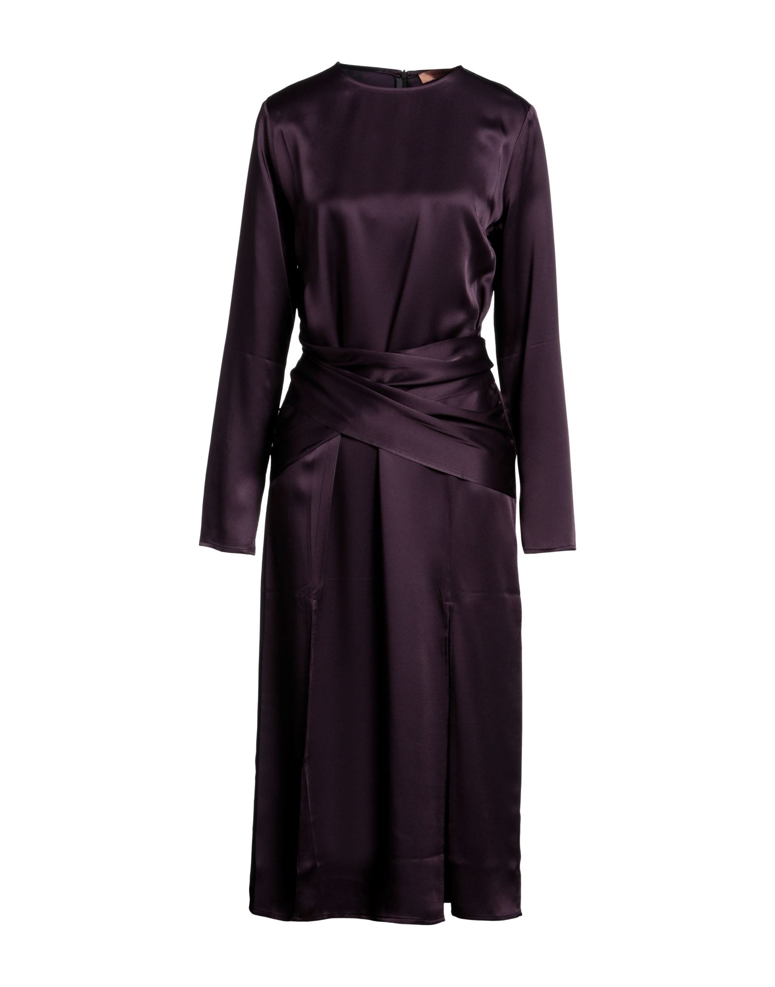 THE ANDAMANE Midi-kleid Damen Pflaume von THE ANDAMANE