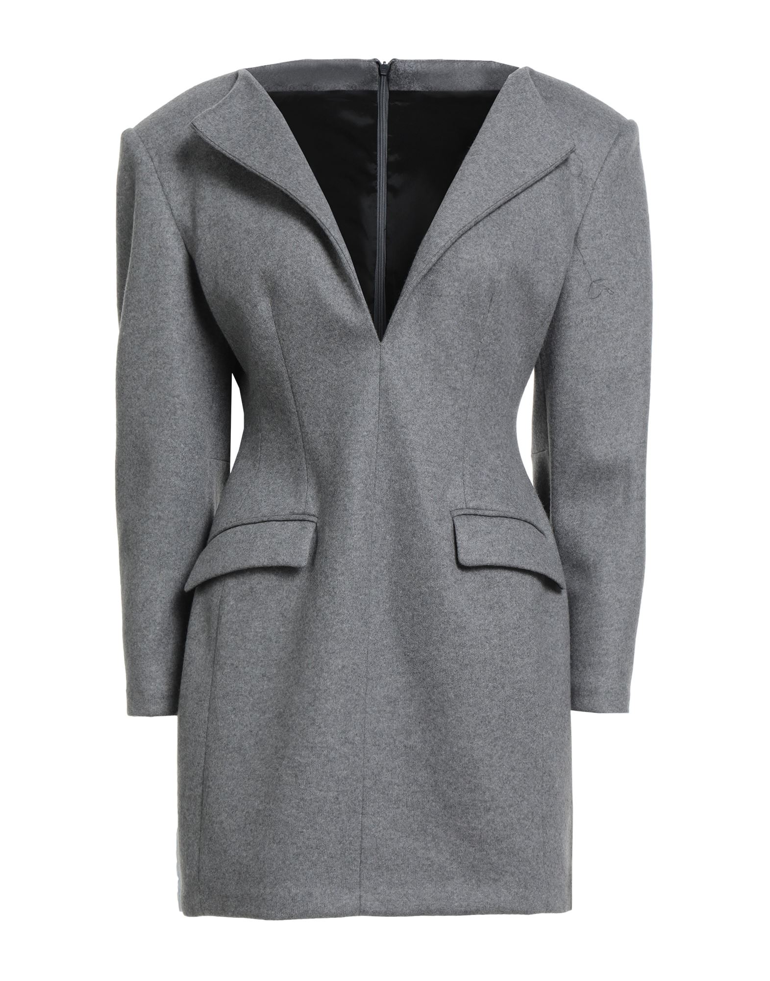 THE ANDAMANE Mini-kleid Damen Grau THE ANDAMANE Mini-kleid Damen Grau von THE ANDAMANE