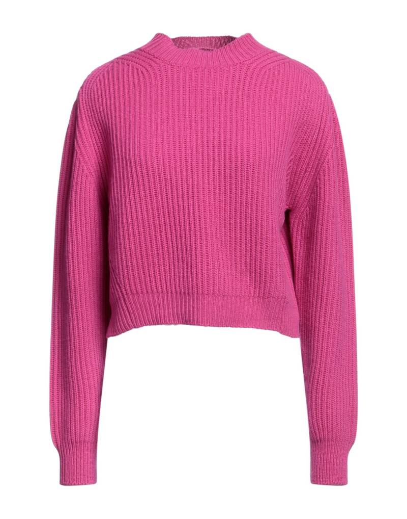 THE ANDAMANE Rollkragenpullover Damen Fuchsia von THE ANDAMANE