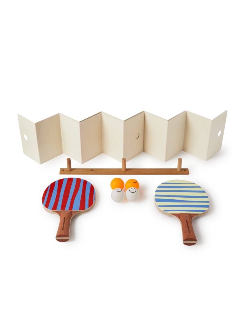 THE ART OF PING PONG - ArtNet Stripes Printed Ping Pong Set - Men - Multi von THE ART OF PING PONG