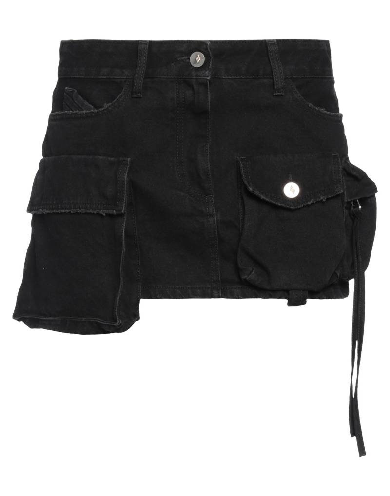 THE ATTICO Jeansrock Damen Schwarz von THE ATTICO