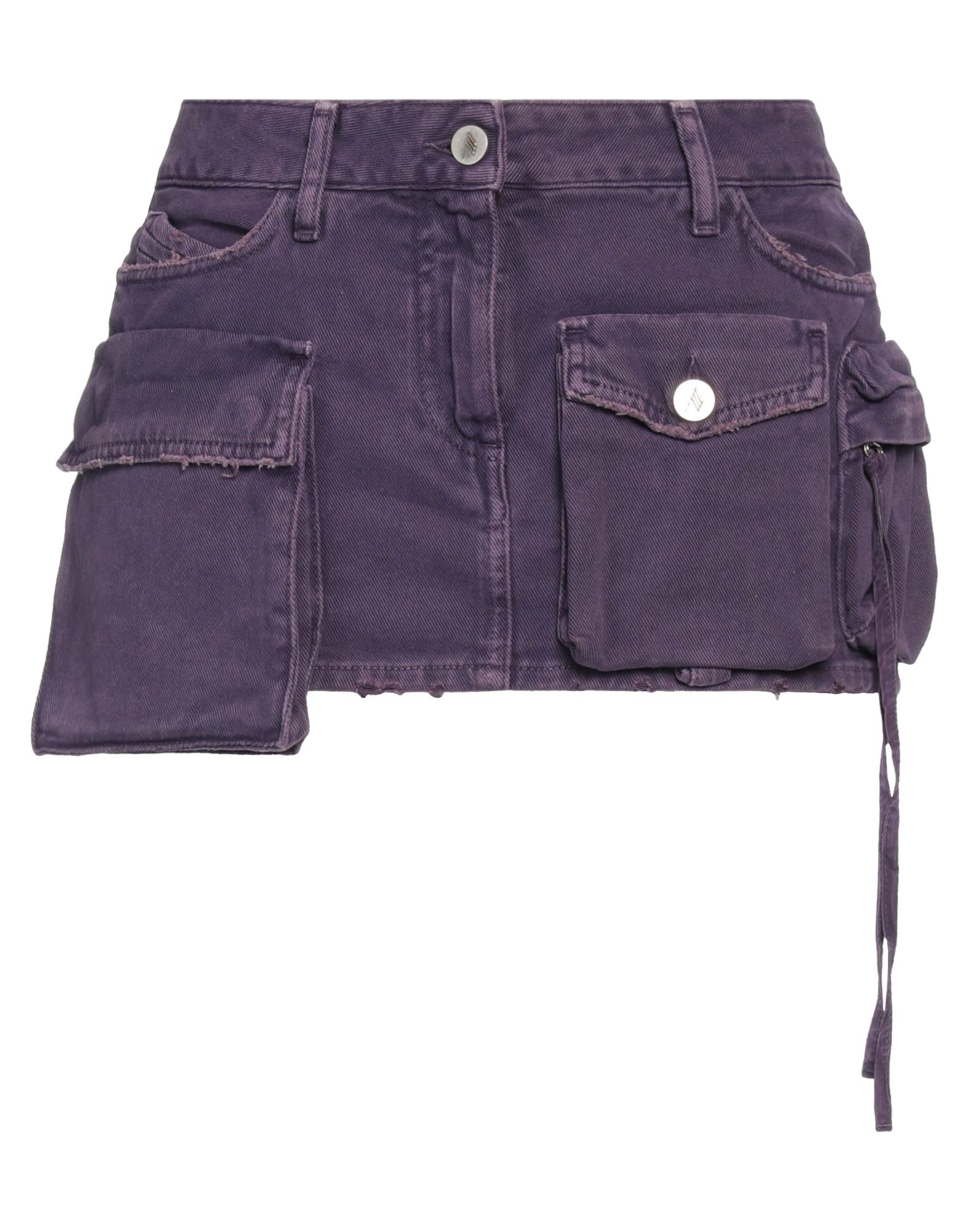 THE ATTICO Jeansrock Damen Violett THE ATTICO Jeansrock Damen Violett von THE ATTICO