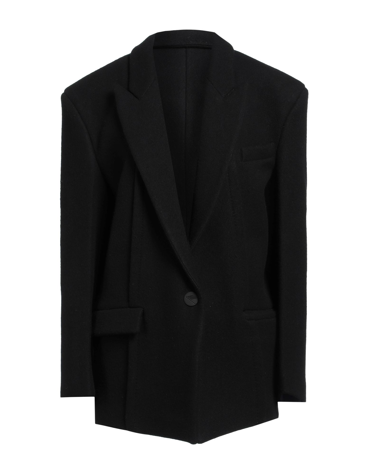 THE ATTICO Mantel Damen Schwarz THE ATTICO Mantel Damen Schwarz von THE ATTICO