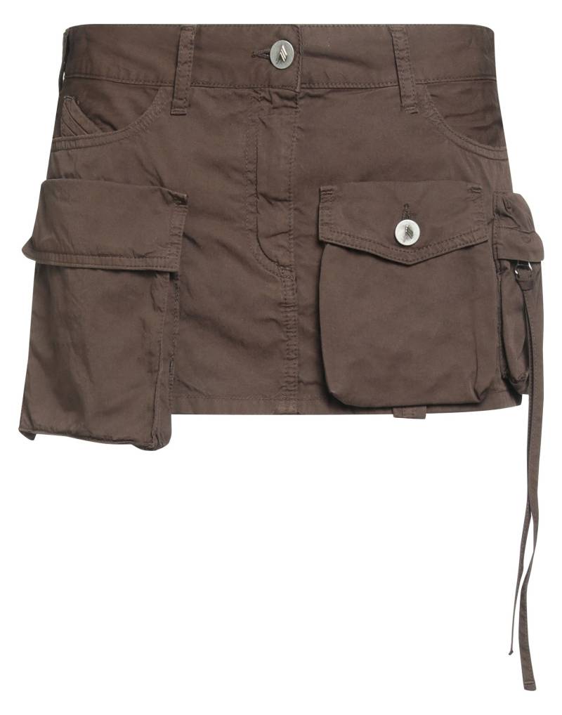 THE ATTICO Minirock Damen Schokobraun von THE ATTICO