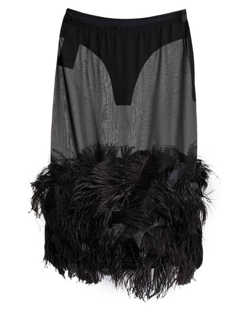 THE ATTICO Midi-rock Damen Schwarz von THE ATTICO