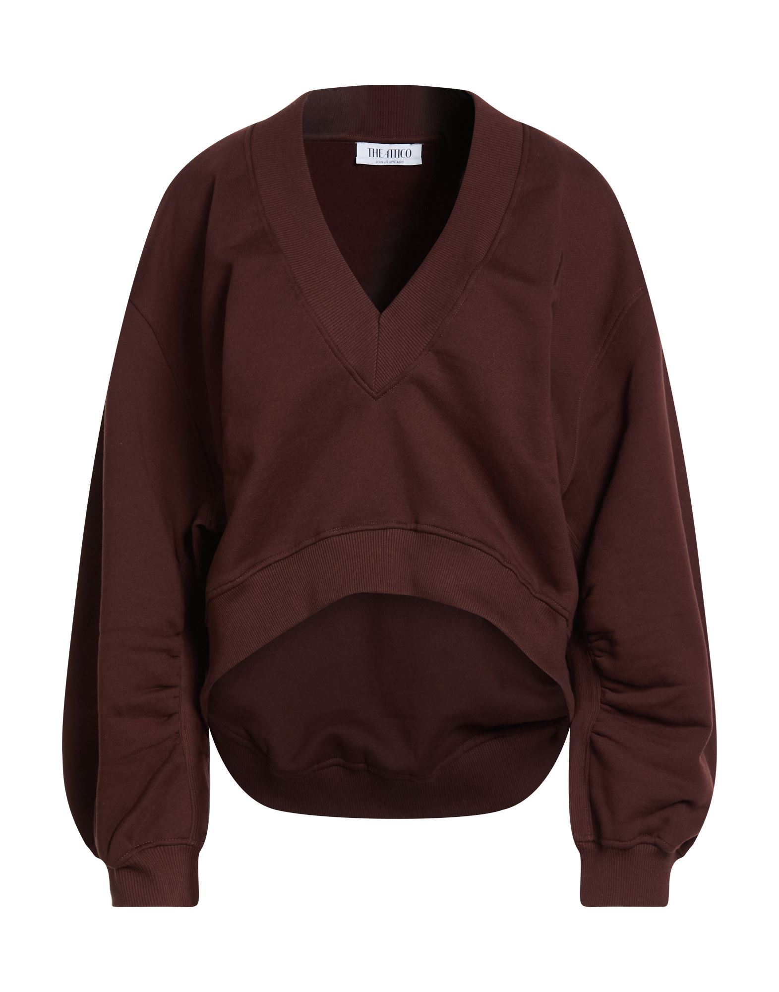 THE ATTICO Sweatshirt Damen Schokobraun von THE ATTICO