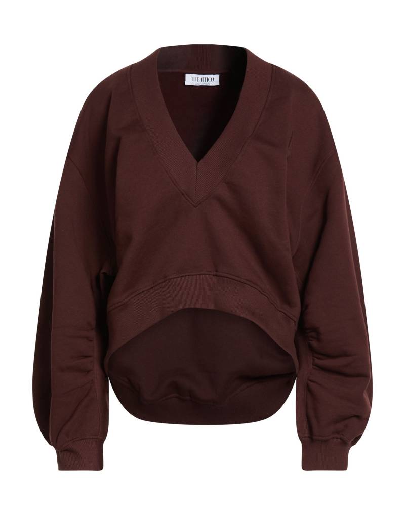 THE ATTICO Sweatshirt Damen Schokobraun von THE ATTICO