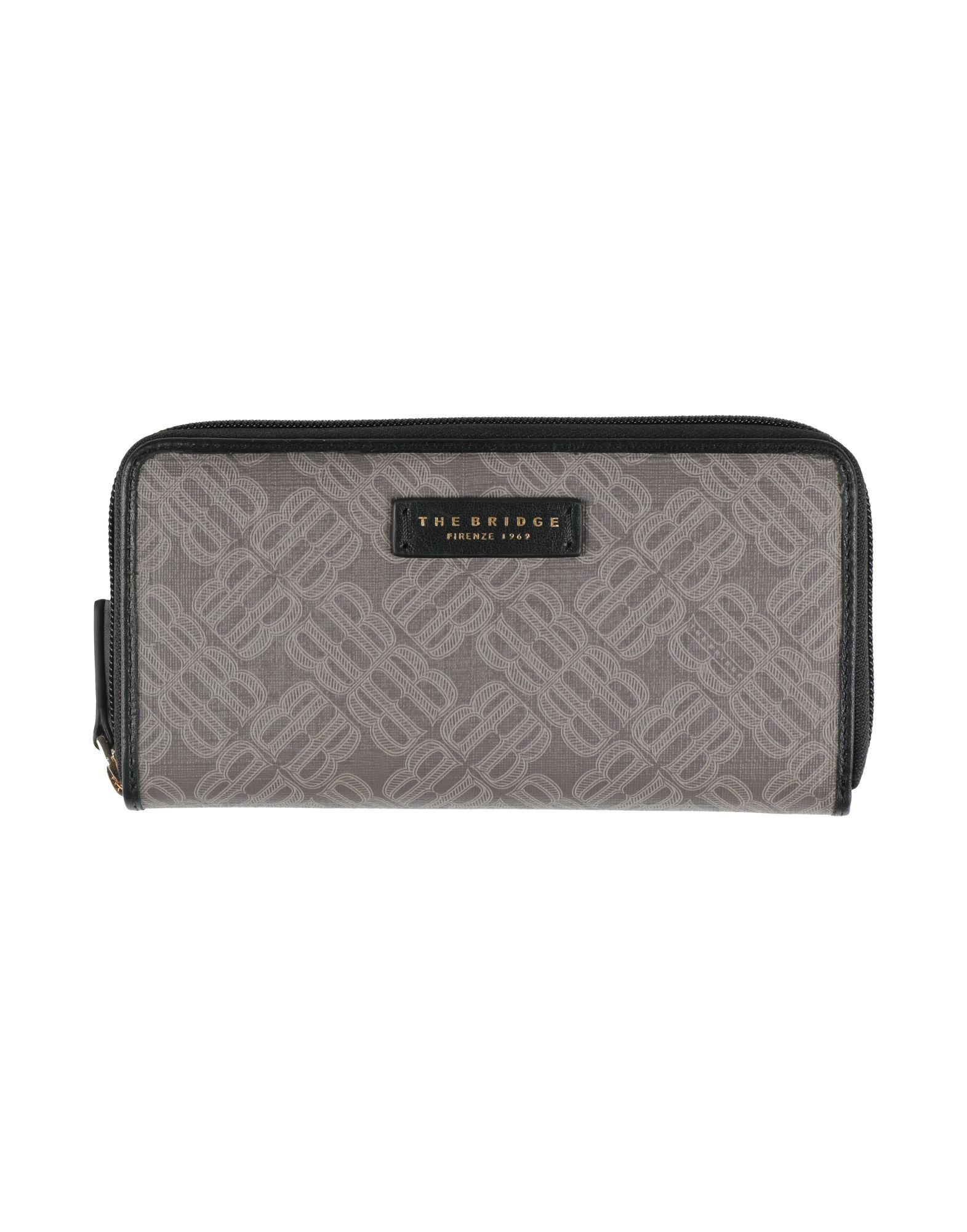 THE BRIDGE Brieftasche Damen Grau von THE BRIDGE