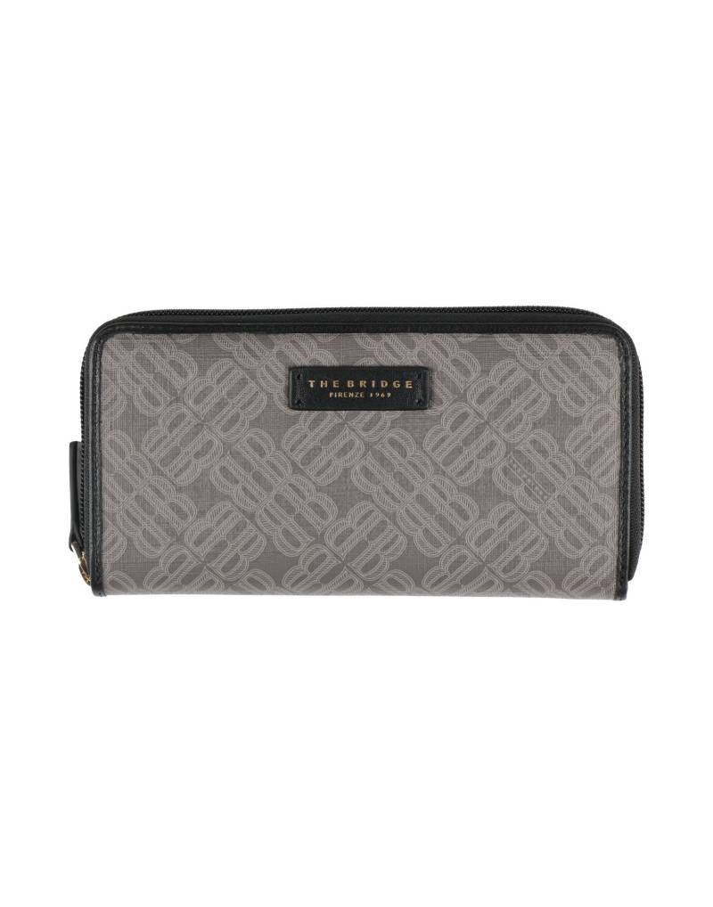 THE BRIDGE Brieftasche Damen Grau von THE BRIDGE
