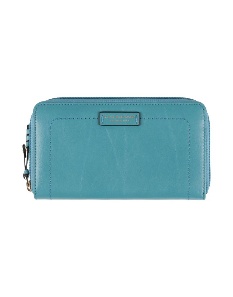 THE BRIDGE Brieftasche Damen Hellblau von THE BRIDGE