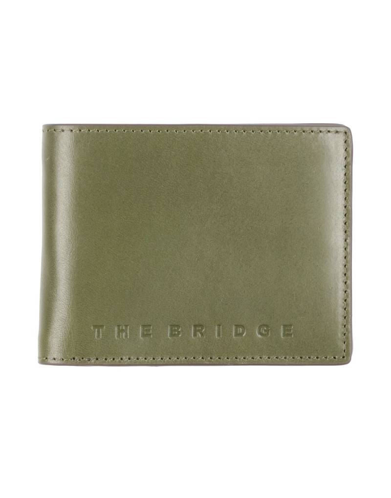 THE BRIDGE Brieftasche Herren Militärgrün von THE BRIDGE