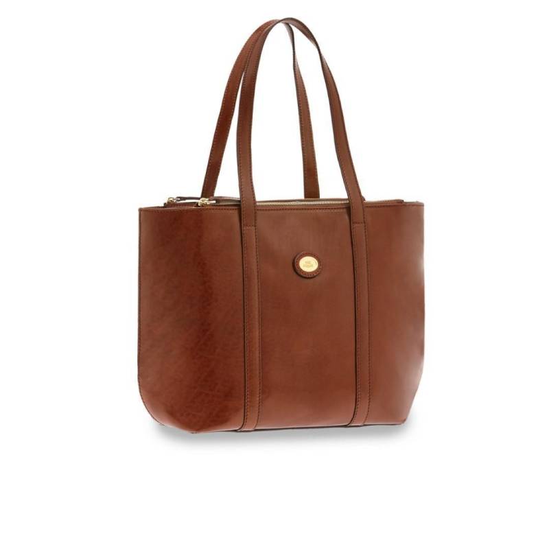 THE BRIDGE - Cityshopper Shopping Bag Marrone Braun von THE BRIDGE
