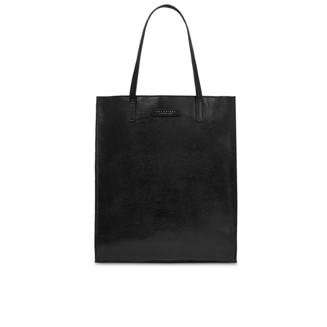 THE BRIDGE - Cityshopper Shopping Con Zip Ex 043301/01 Nero Abb. Oro Sortiert von THE BRIDGE