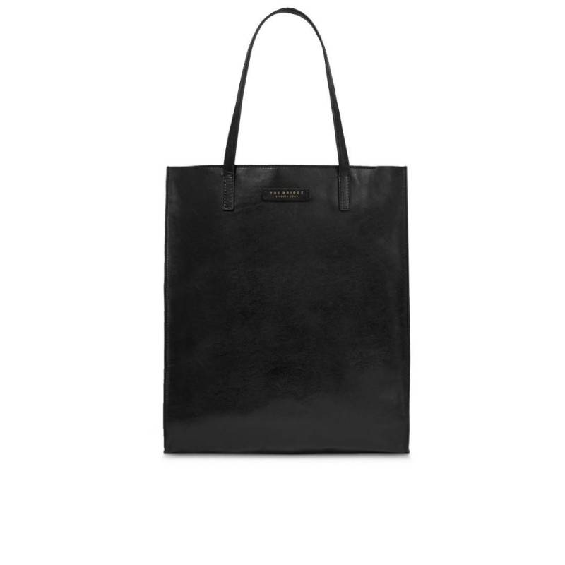 THE BRIDGE - Cityshopper Shopping Con Zip Ex 043301/01 Nero Abb. Oro Sortiert von THE BRIDGE