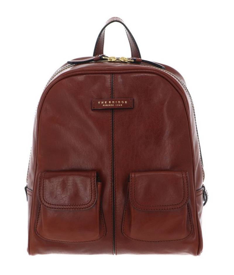 THE BRIDGE Freizeitrucksack Backpack, aus echtem Rindsleder von THE BRIDGE