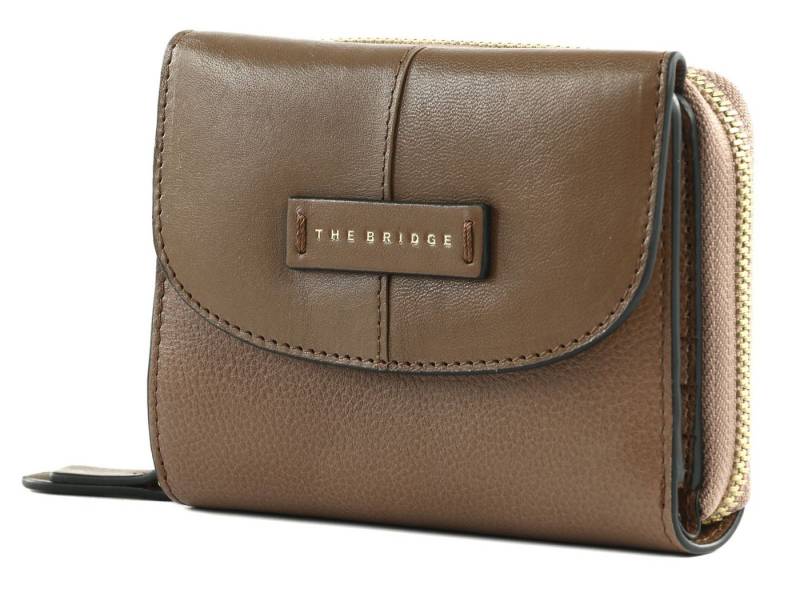 THE BRIDGE Geldbörse Ladie's Wallet, aus echtem Rindsleder mit RFID-Blocker Schutz von THE BRIDGE
