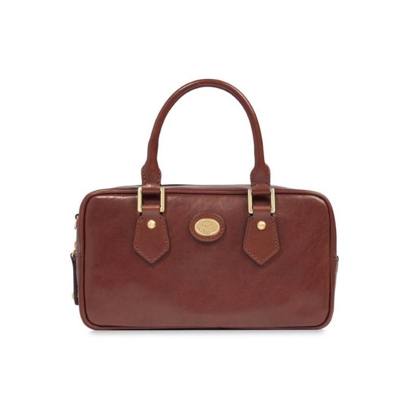 THE BRIDGE - Handtasche Boston Bag Stodo Marrone Oro Braun von THE BRIDGE