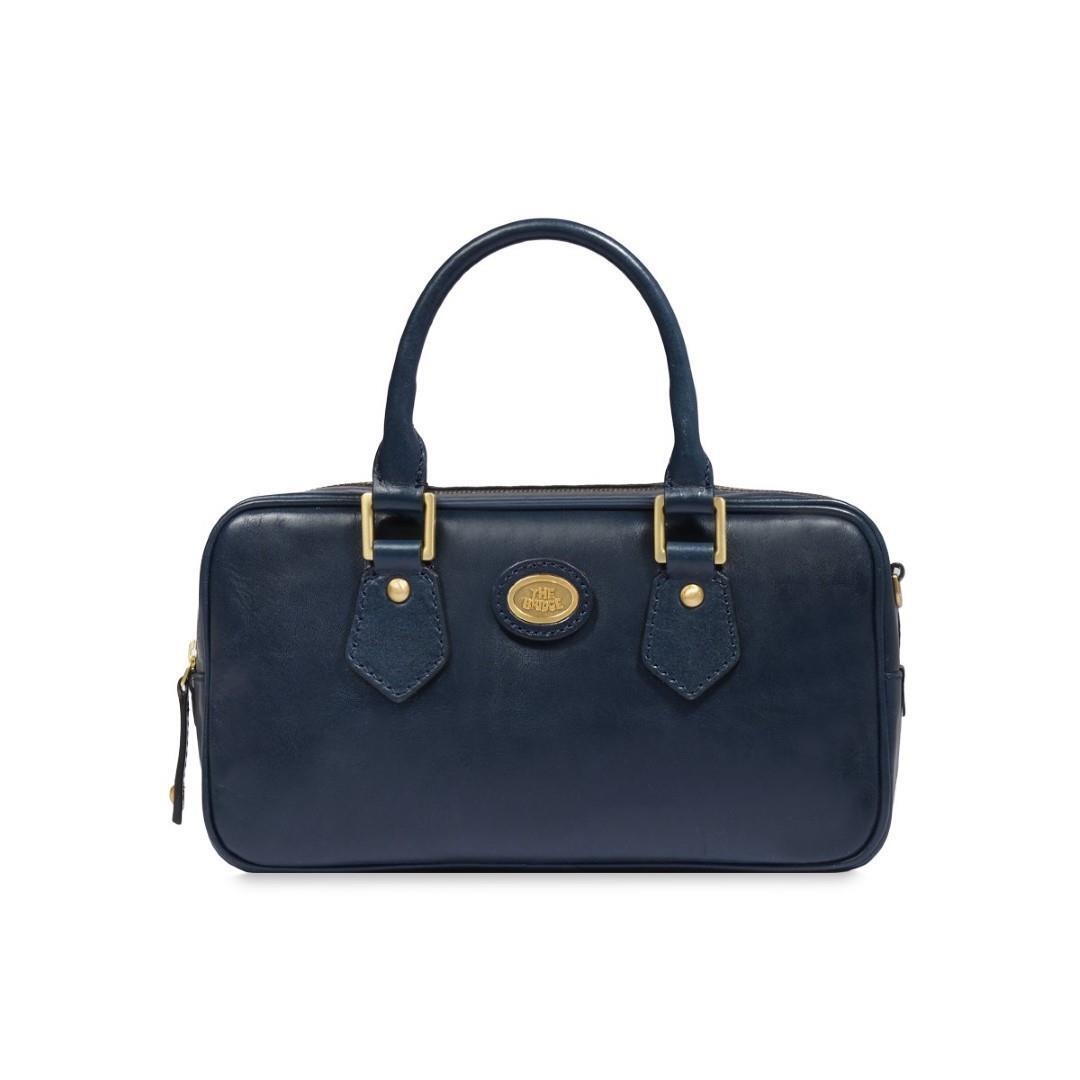 THE BRIDGE - Handtasche Boston Bag Stodo Yh Oltremare Abb. Oro Dunkelblau von THE BRIDGE