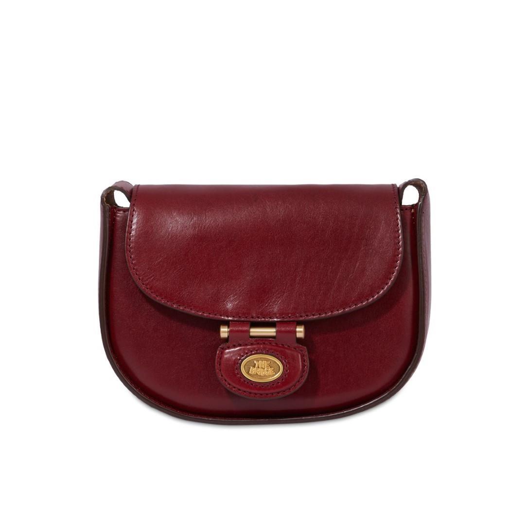 THE BRIDGE - Handtasche Chianti Gold Bordo von THE BRIDGE
