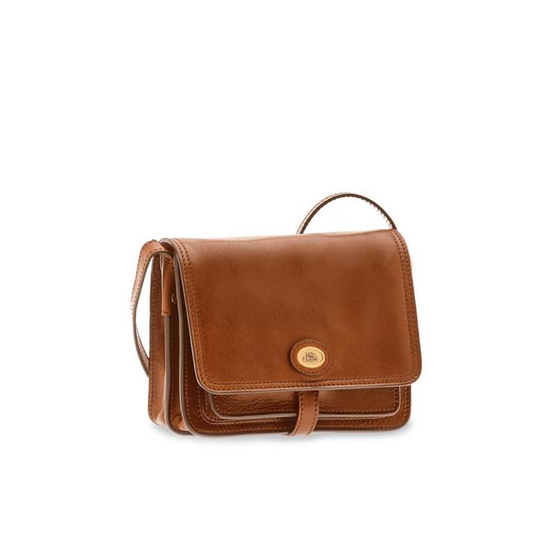 THE BRIDGE - Handtasche Mit Überschla Handbag Classic Marrone Kaffee von THE BRIDGE
