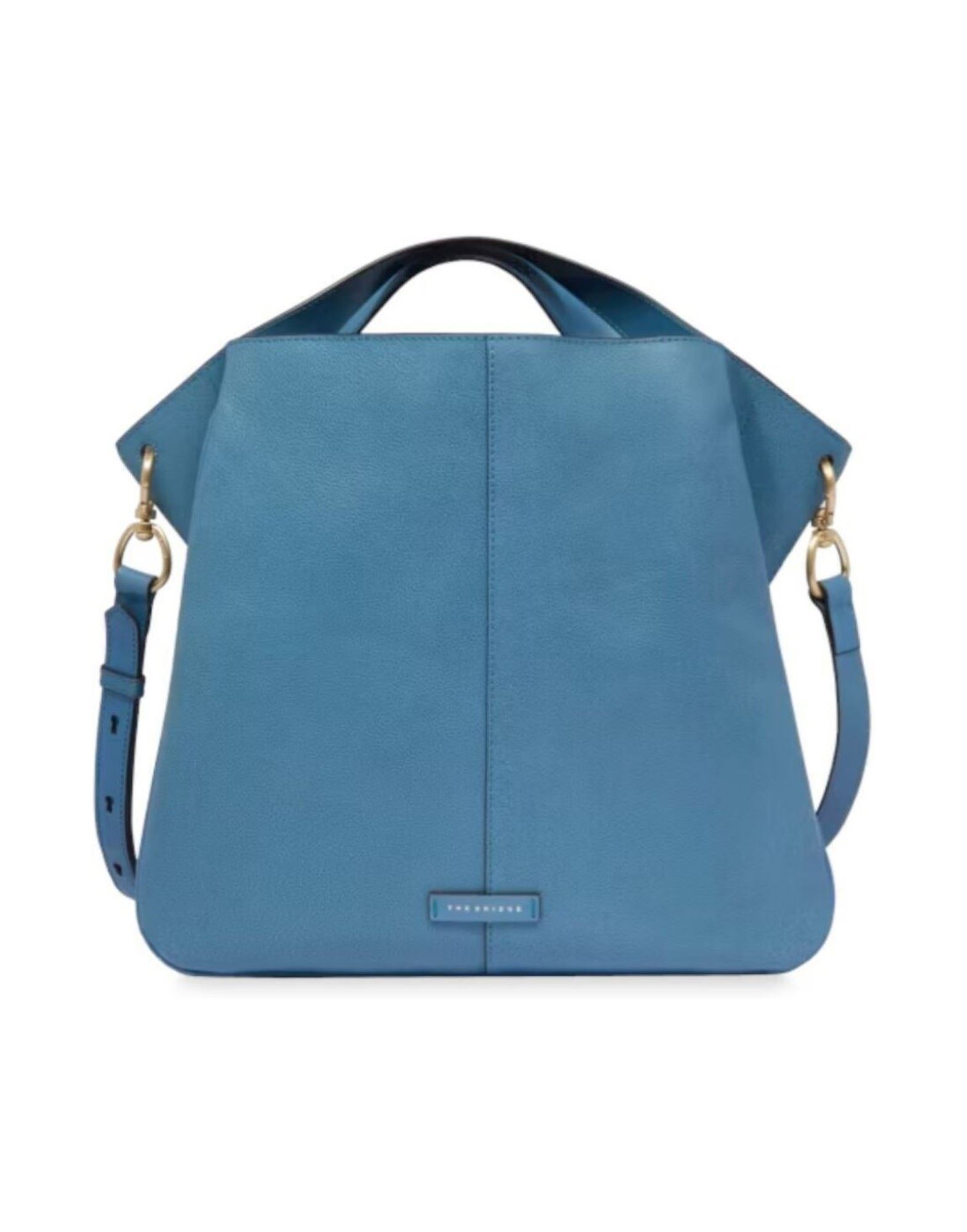 THE BRIDGE Schultertasche Damen Hellblau von THE BRIDGE