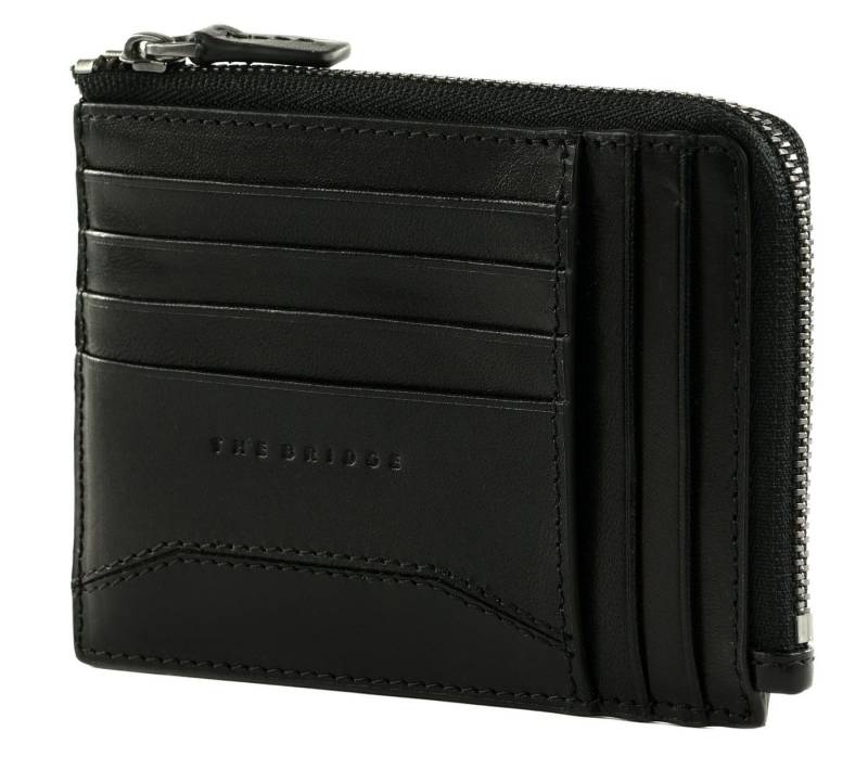 THE BRIDGE Kartenetui Credit Card Case, aus echtem Rindsleder mit RFID-Blocker Schutz von THE BRIDGE