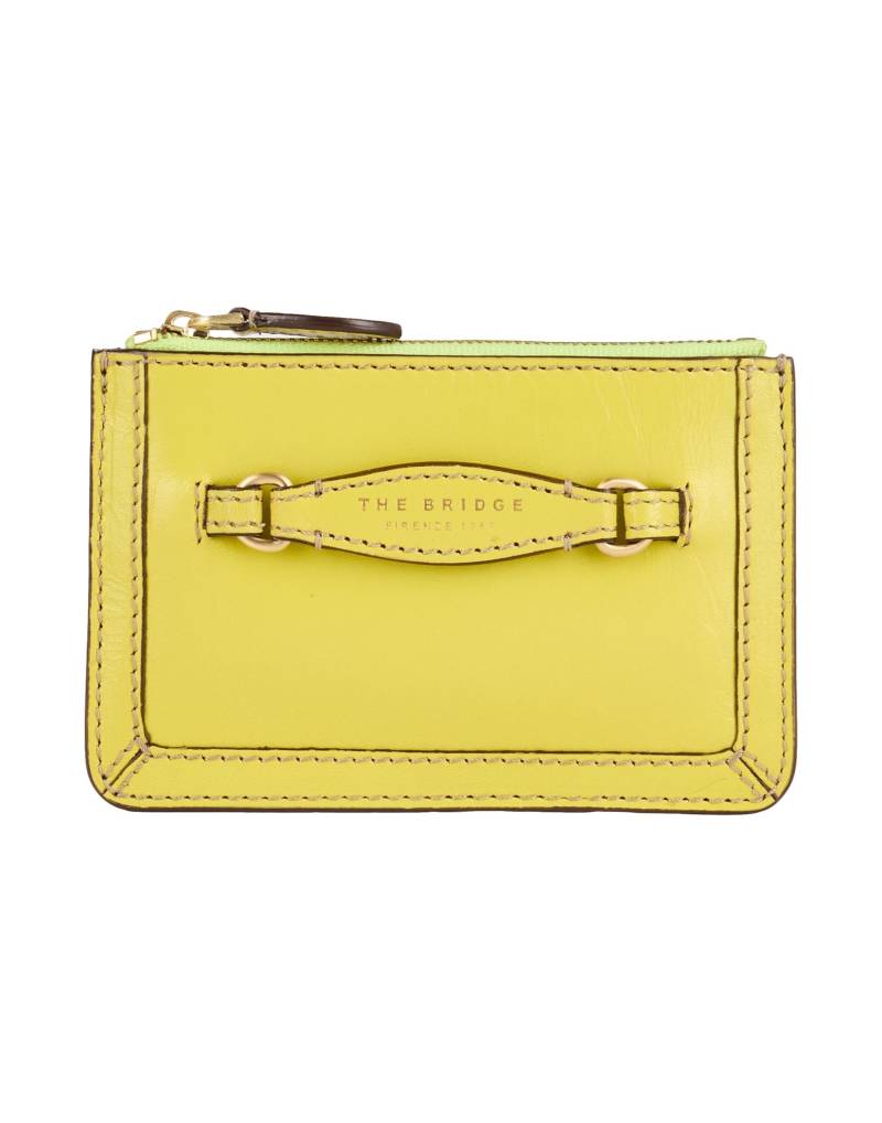 THE BRIDGE Kartenetui Damen Gelb von THE BRIDGE