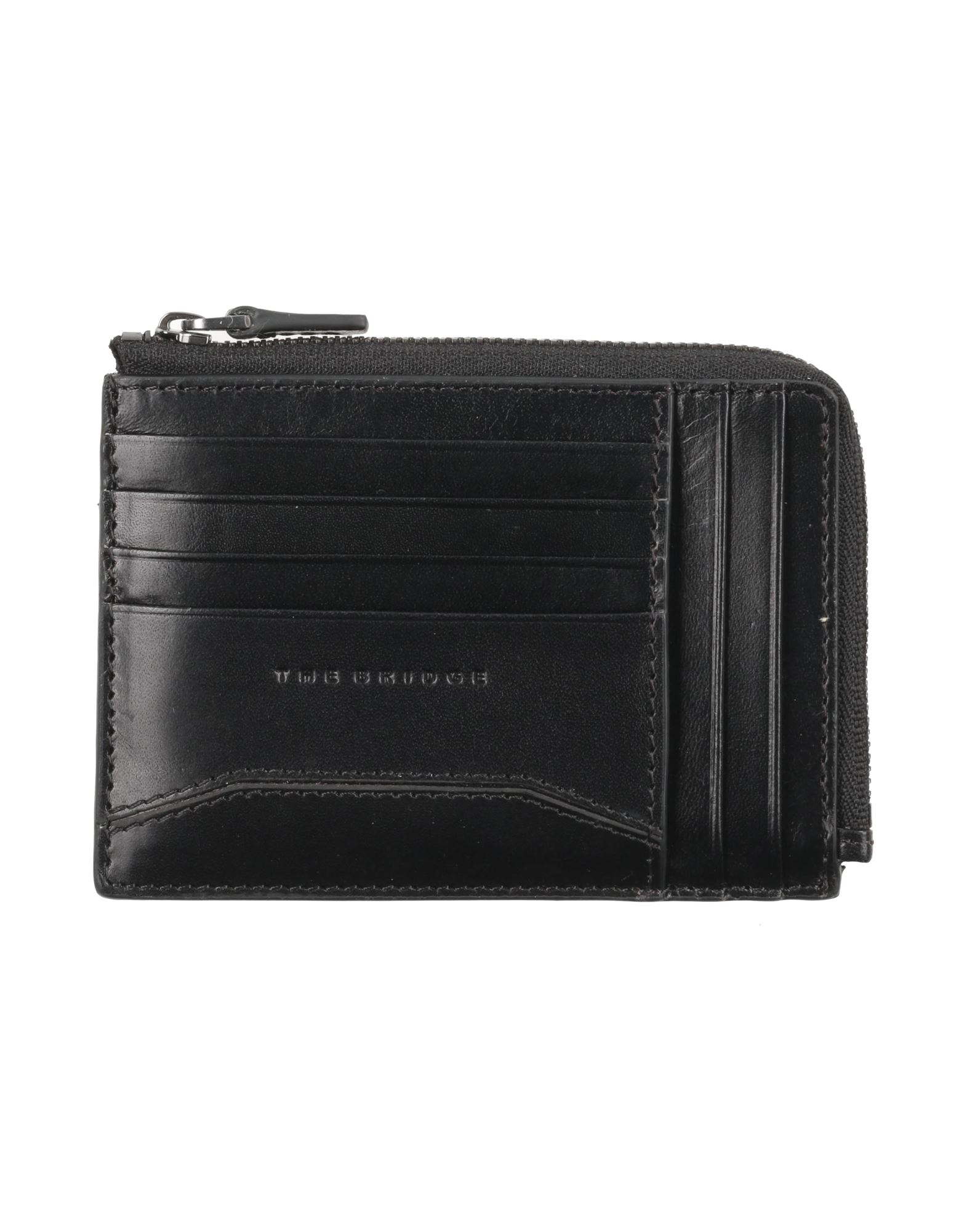 THE BRIDGE Kartenetui Herren Schwarz von THE BRIDGE