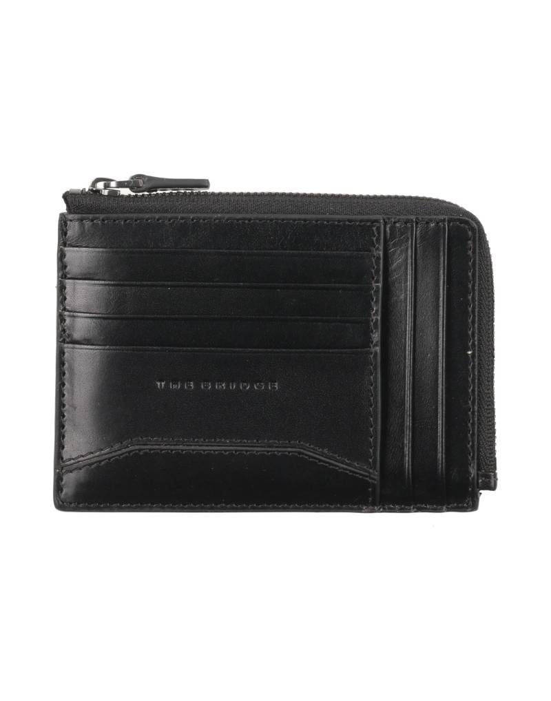 THE BRIDGE Kartenetui Herren Schwarz von THE BRIDGE