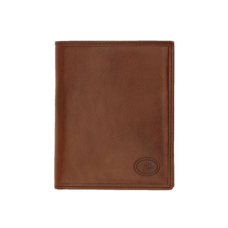 THE BRIDGE - Kombibörse Hochformat Mens Wallet Marrone Kaffee von THE BRIDGE