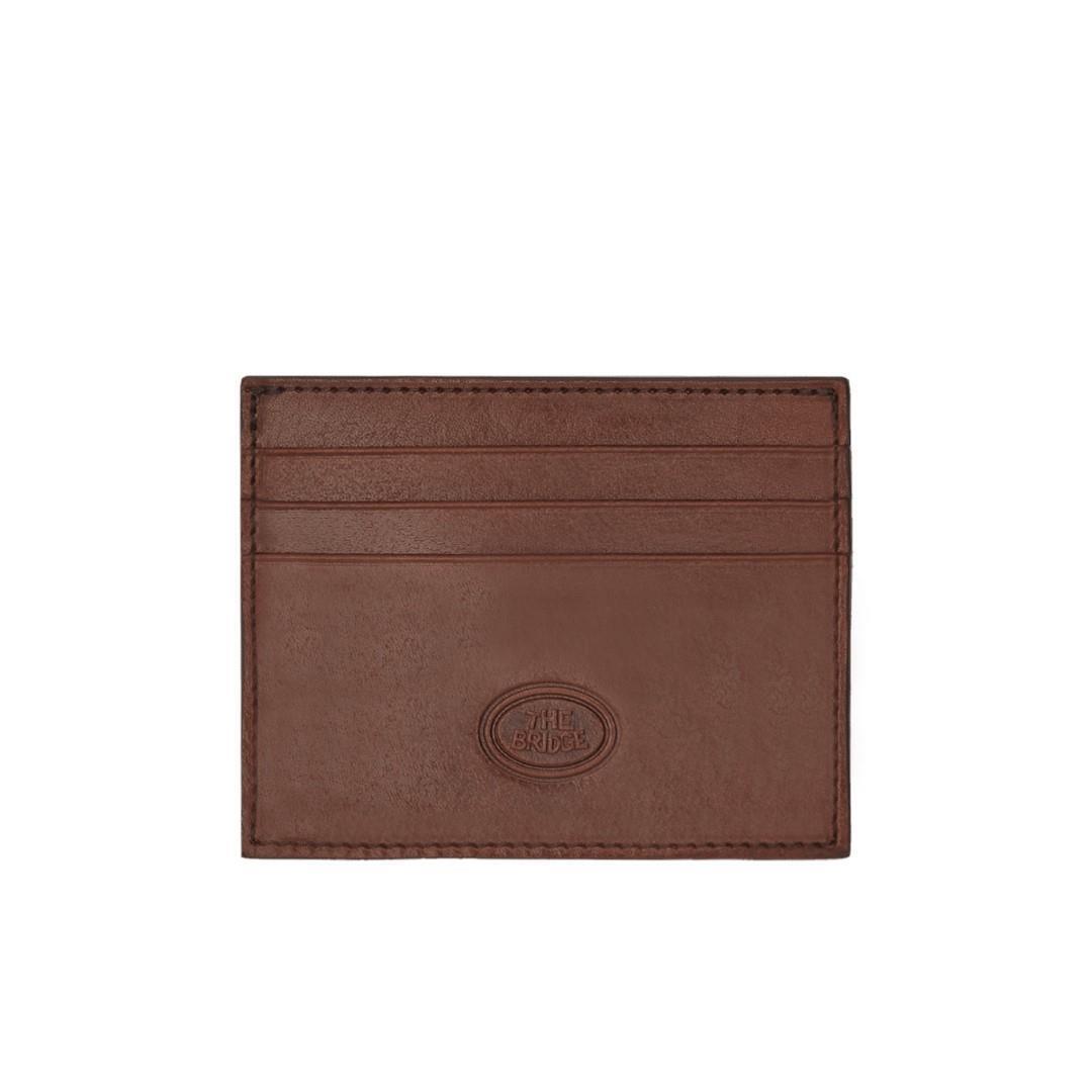 THE BRIDGE - Kreditkartenetui Creditcard Etui Marrone Cognac von THE BRIDGE