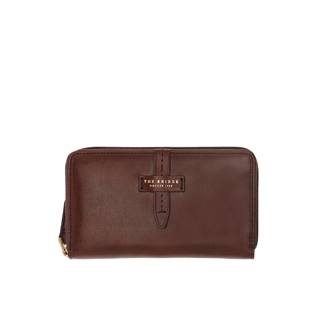 THE BRIDGE - Portemonnaie Portafogli Donna - Base 14 D- Marrone Braun von THE BRIDGE